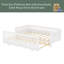 Lit plateforme avec garde-corps, base de lit en bois massif-507985571-507985570