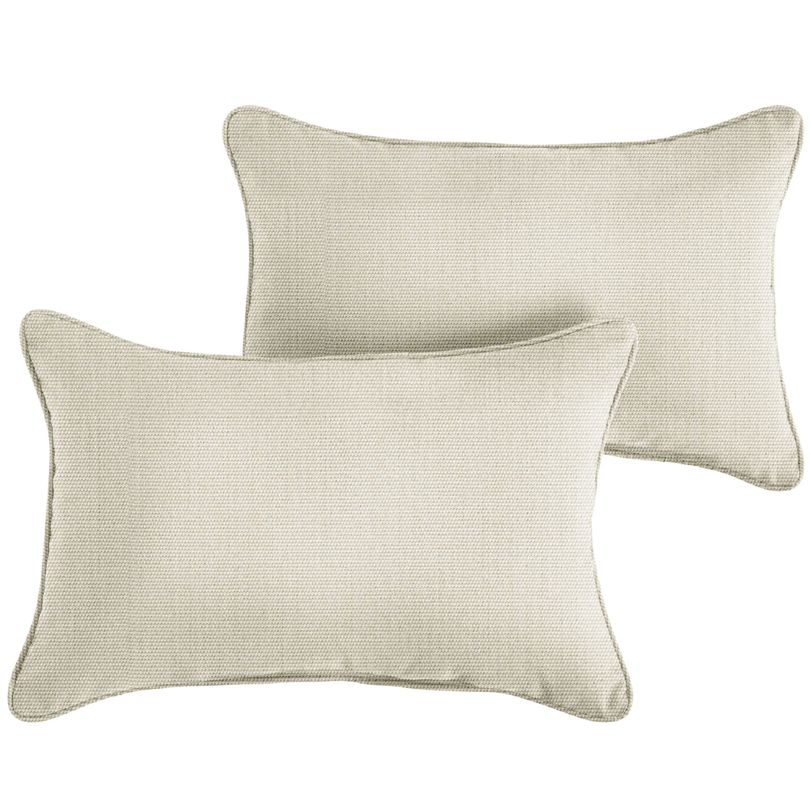 New Sunbrella 2023 Sunbrella® Indoor/Outdoor Lumbar Throw Pillow, Canvas Cloud, 16” H x 26” W x 6” D
