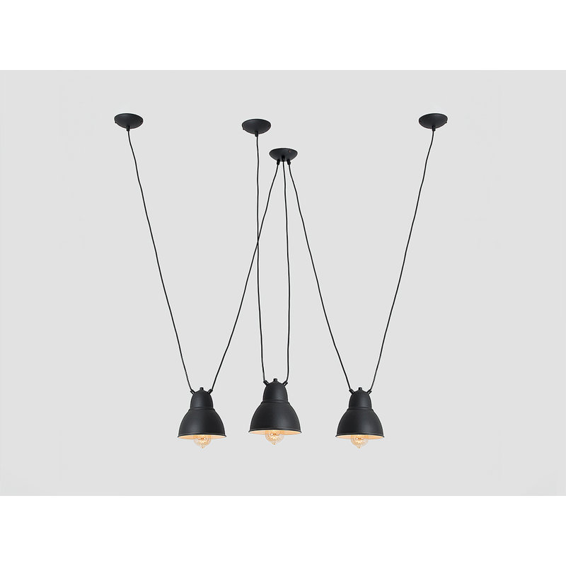 Culpeper 3 - Light Bell Pendant, White