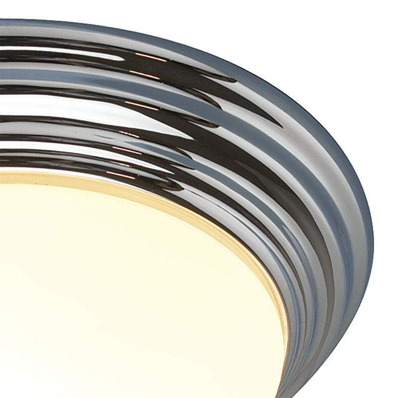Eastwood Glass Flush Mount, 12cm H x 38cm W x 38cm D