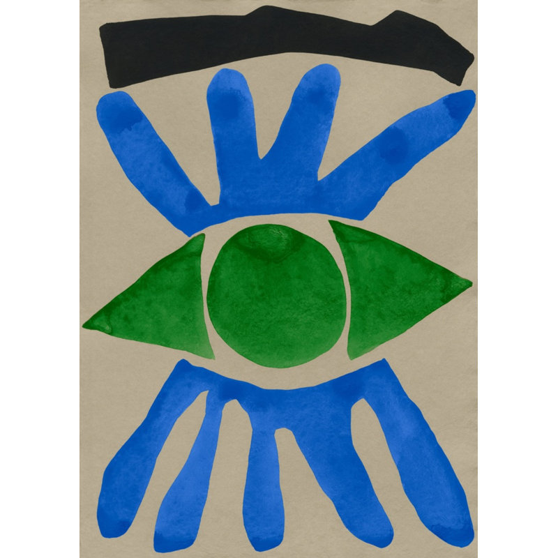 «Winter 2022», reproduction encadrée sur papier par Kate Roebuck, Cadre simple blanc