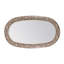 Trubadur Blue And White Bone Inlay Oval Wall Mirror-35164448