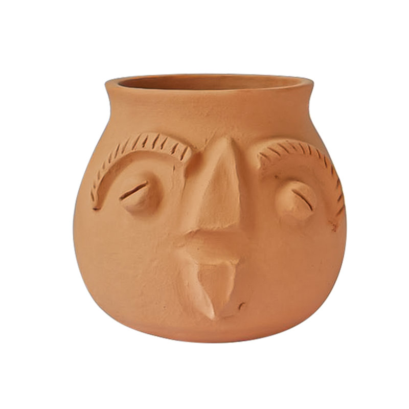 5"H Expression Terracotta Planter