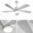 52'' Ceiling Fan with LED Lights-97786697
