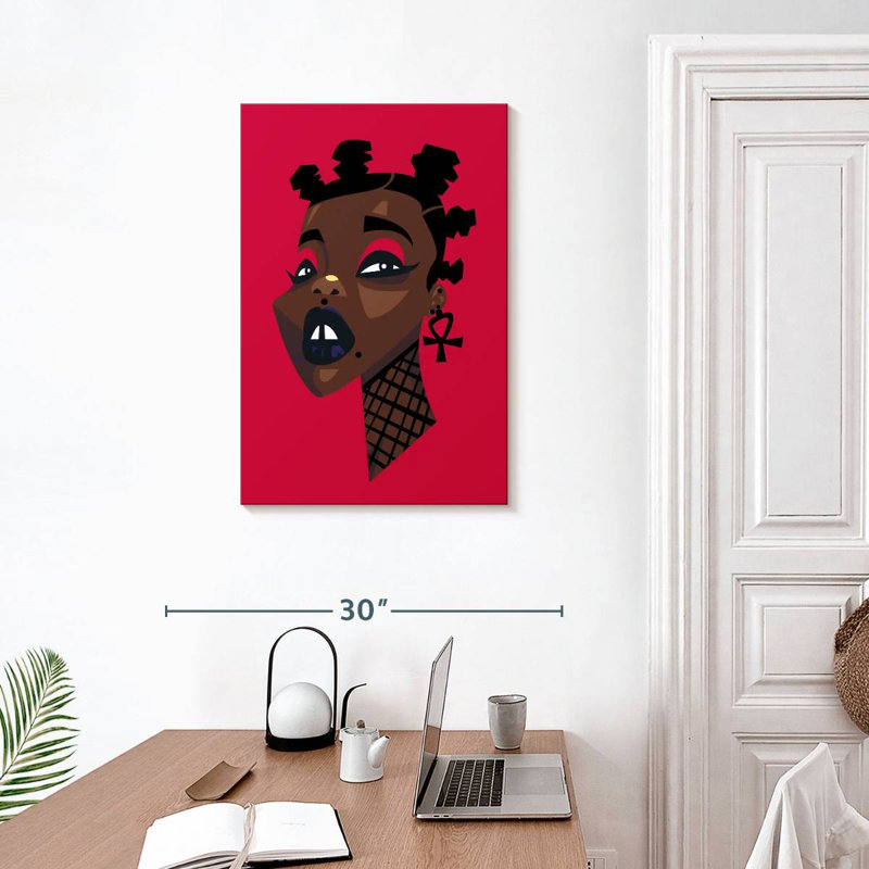 Femme Leisha Afro Punk, H 30 po x l 20 po