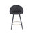 Damisi Upholstered Counter Stool with Metal Frame-908866356