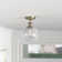 Baptista Glass Semi Flush Mount