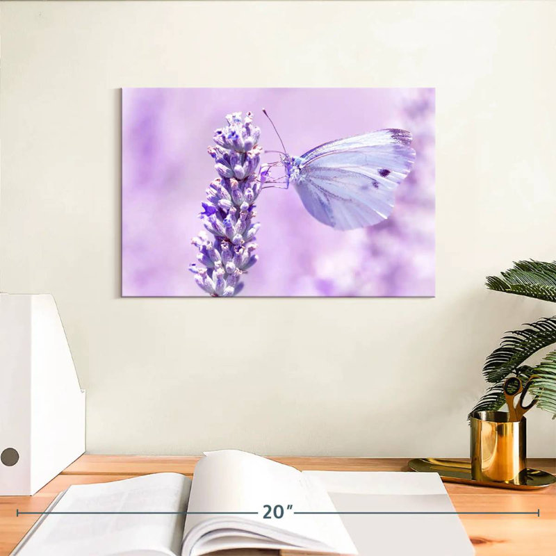 Brampt Lavender Butterfly, 8" H x 12" W