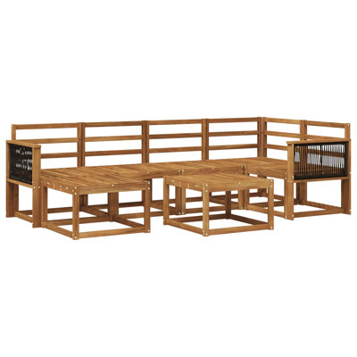  Sofa Set Outdoor Sectional Garden Furniture Terrace Seating Modern