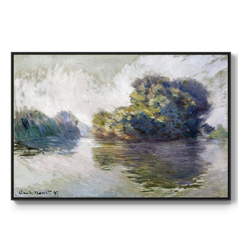 The Islets At Port, reproduction d'art sur toile, H 25 po x l 37 po x P 2 po, Noir