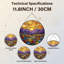Panneau de vitrail 12 "H Sunset Mountains-50533192