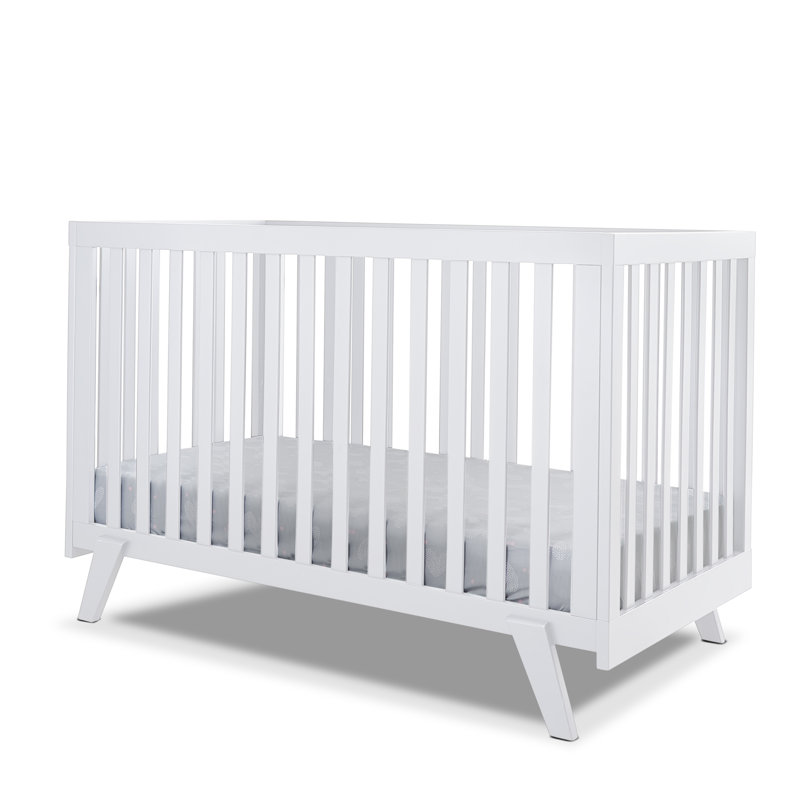 Sorelle Luce 2-in-1 Convertible Crib, White