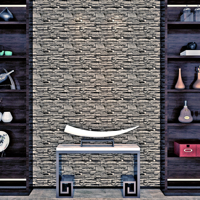 10m x 53cm 3D Embossed Matte Wallpaper Roll