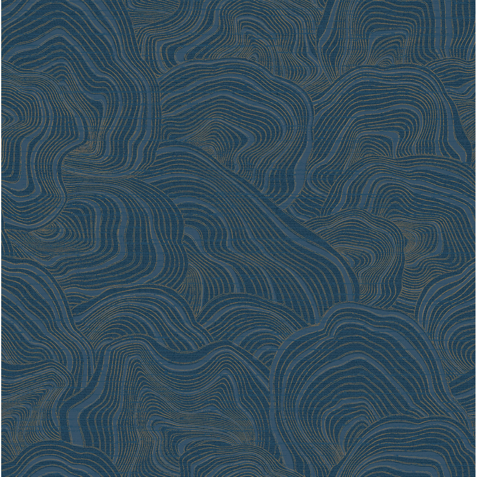 Nessa Abstract Wallpaper, Navy