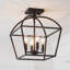 Plafonnier semi-encastré 4 lumières Alfreda