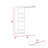 Closet System, Five Open Shelves, One Drawer, One Metal Rod, White