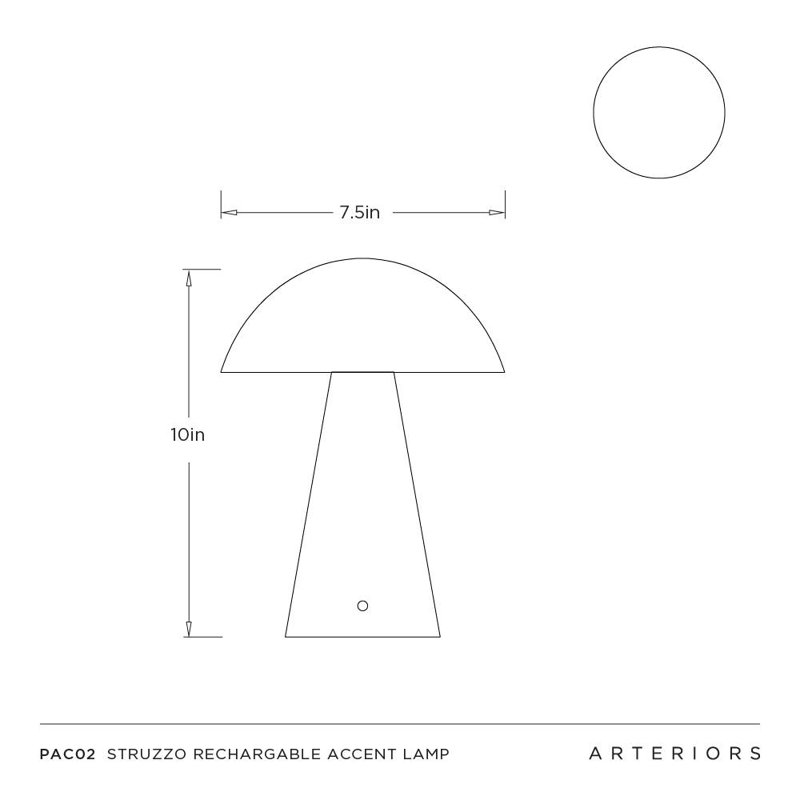 Struzzo Rechargeable Accent Lamp