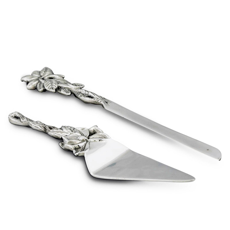 Magnolia Stainless Steel Cake Serving Set