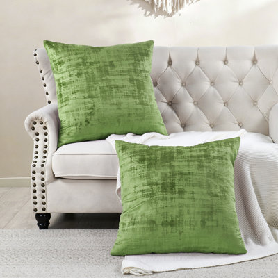 Textured Velvet Euro Reversible Pillow Cover