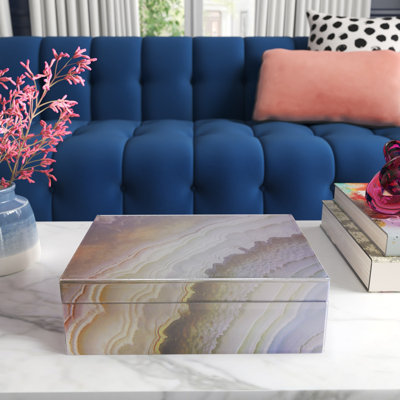 Leonard Glass Decorative Box