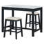 Ensemble de table de salle à manger 3 pièces pour 2-117983244