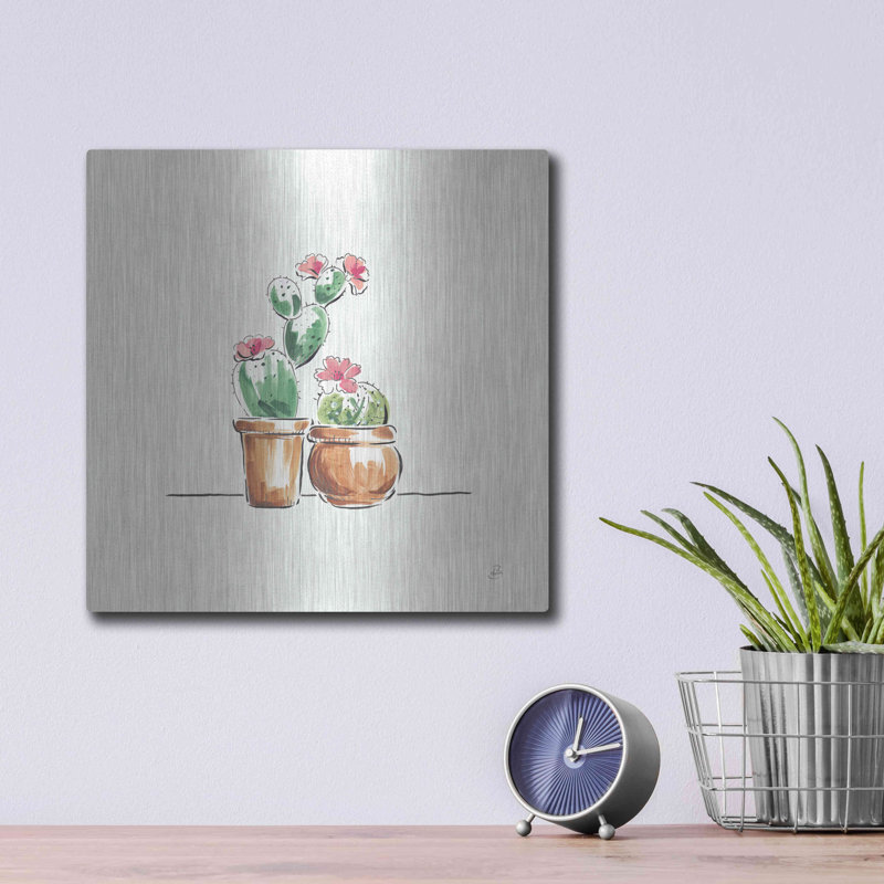 «Desert Bloom VII» par Daphne Brissonnet, H 12 po x l 12 po