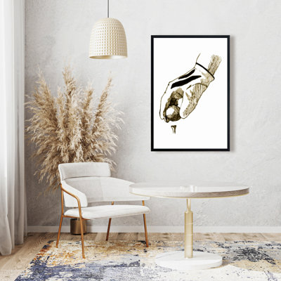 " Illustration Of A Golf Glove "