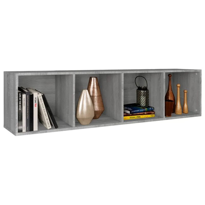 Allard Bookcase, Grey Sonoma