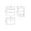 Parade 800mm Single Bathroom Vanity with Integrated Polymarble Basin-93985918