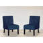 Fauteuil d'appoint à motif capitonné avec tissu en velours Living Room-1423961567-1428331493