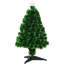 Sapin de Noël artificiel pré-éclairé de 2,5 pi avec branches réalistes, lumières DEL à fibre optique et 85 pointes