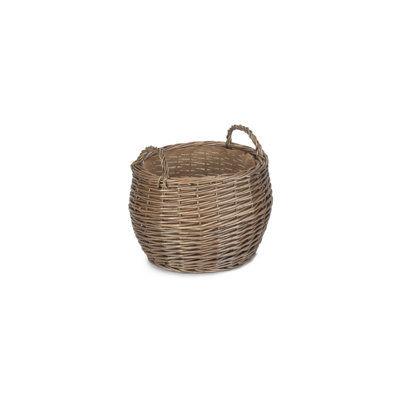 Stumpy Wicker Storage Basket