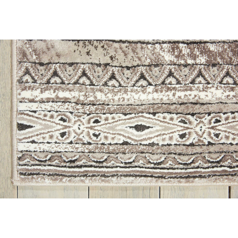 Saliba Abstract Indoor Rug, Rectangle 9'3" x 12'9"