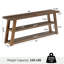 62.99cm Solid Wood Console Table