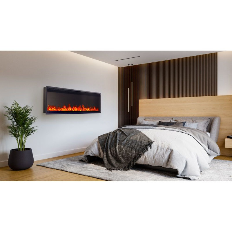 Cheminée électrique Astound 62 SlimMount, H 23 po x l 62 po x P 7,19 po