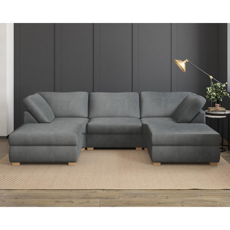 Nestle U Shape, Fixed Back, Steel Polyester