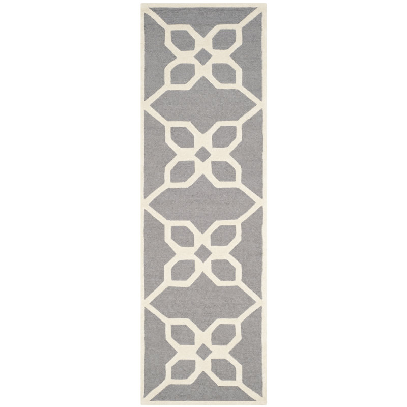 Hollins Cambridge Hand Tufted Wool Geometric Rug, Runner 2'6" x 8'