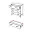 77 cm W Chest of 4 Drawers