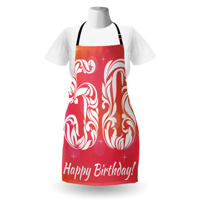 Birthday No Pattern Bib Apron