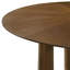 Casias style Mid-Century moderne de 54 po Table de salle à manger ronde au fini noyer