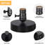 Lampe de bureau USB en métal Barwon
