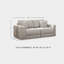 Causeuse modulaire 2 pièces Gaucho