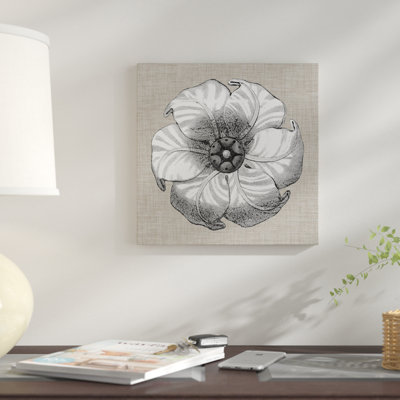 « neutral rosette detail iii », reproduction d’art sur toile tendue