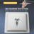 10 Inches Wall Mounted Rain Shower Head,Square Showerhead With Shower Arm,Stainless Steel-111179738