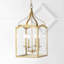 Luminaire suspendu rectangulaire à 4 lumières Viraj-63989347