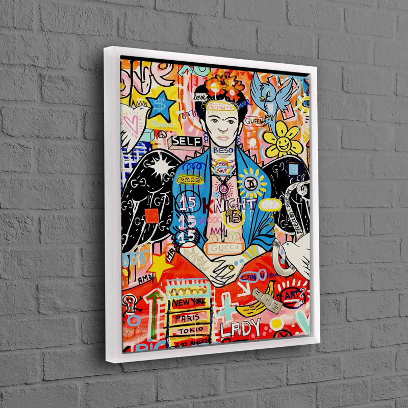 Print on Canvas, 70 cm H x 100 cm W, White, Framed Print without Mat