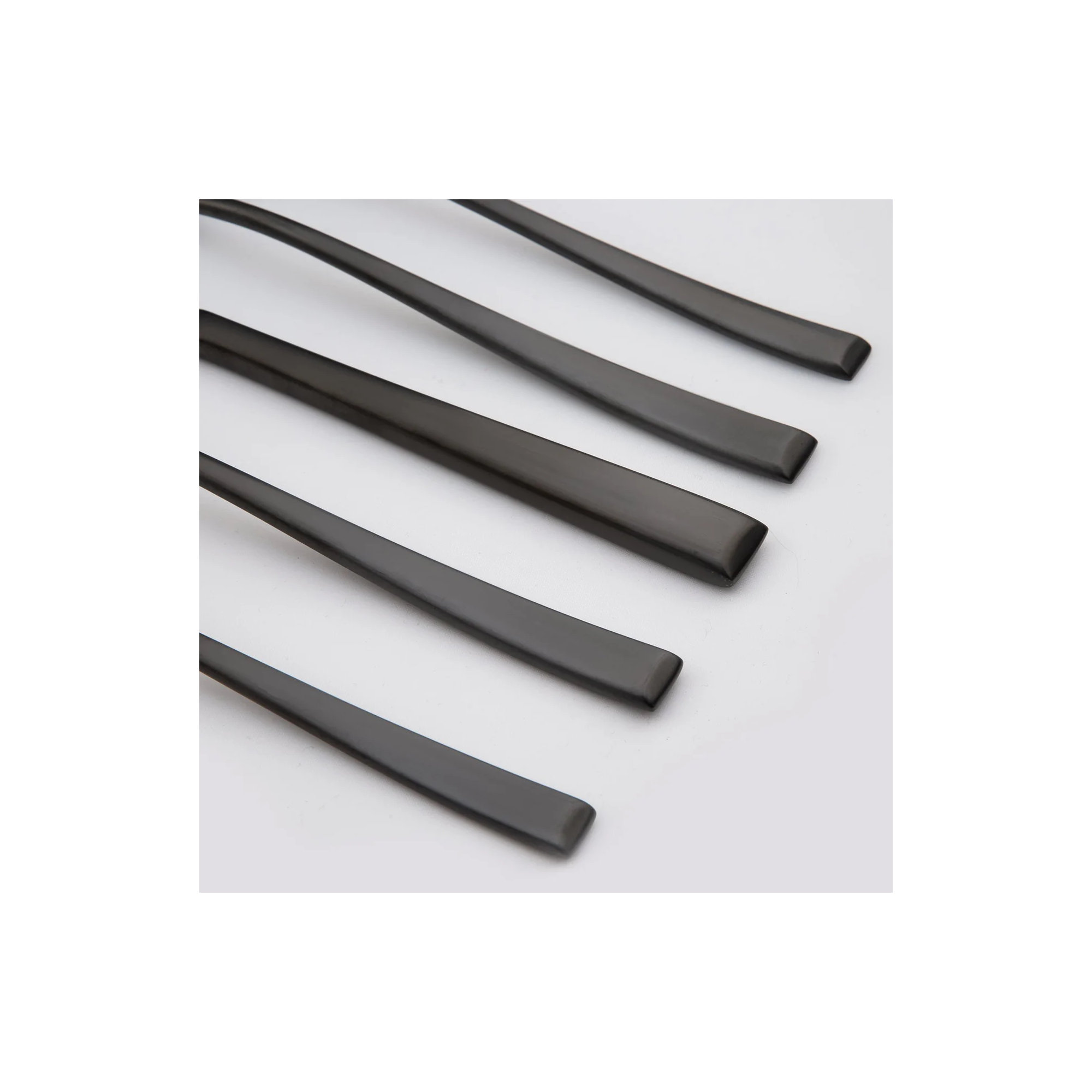 Cambridge Marlise Mirror 20-Piece Flatware Set, Black