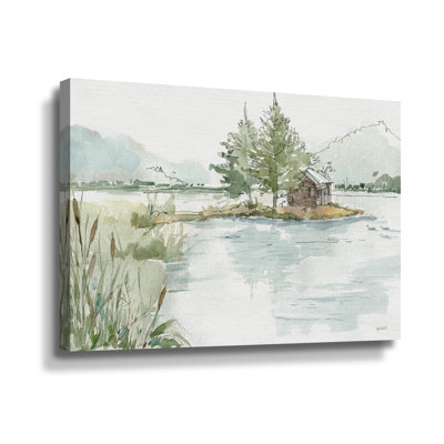 " Serene Lake II " Painting Print
