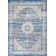 Marzo Ornate Bohemian Medallion Blue/Dark Gray Rug