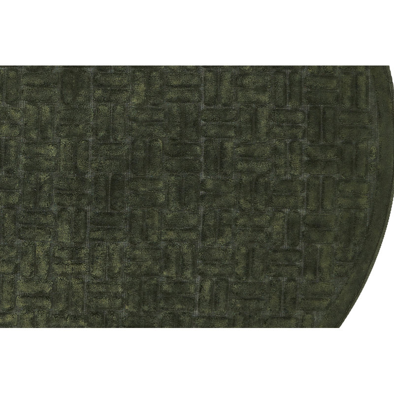 Tapis pour salle de bain Piccirillo, Vert